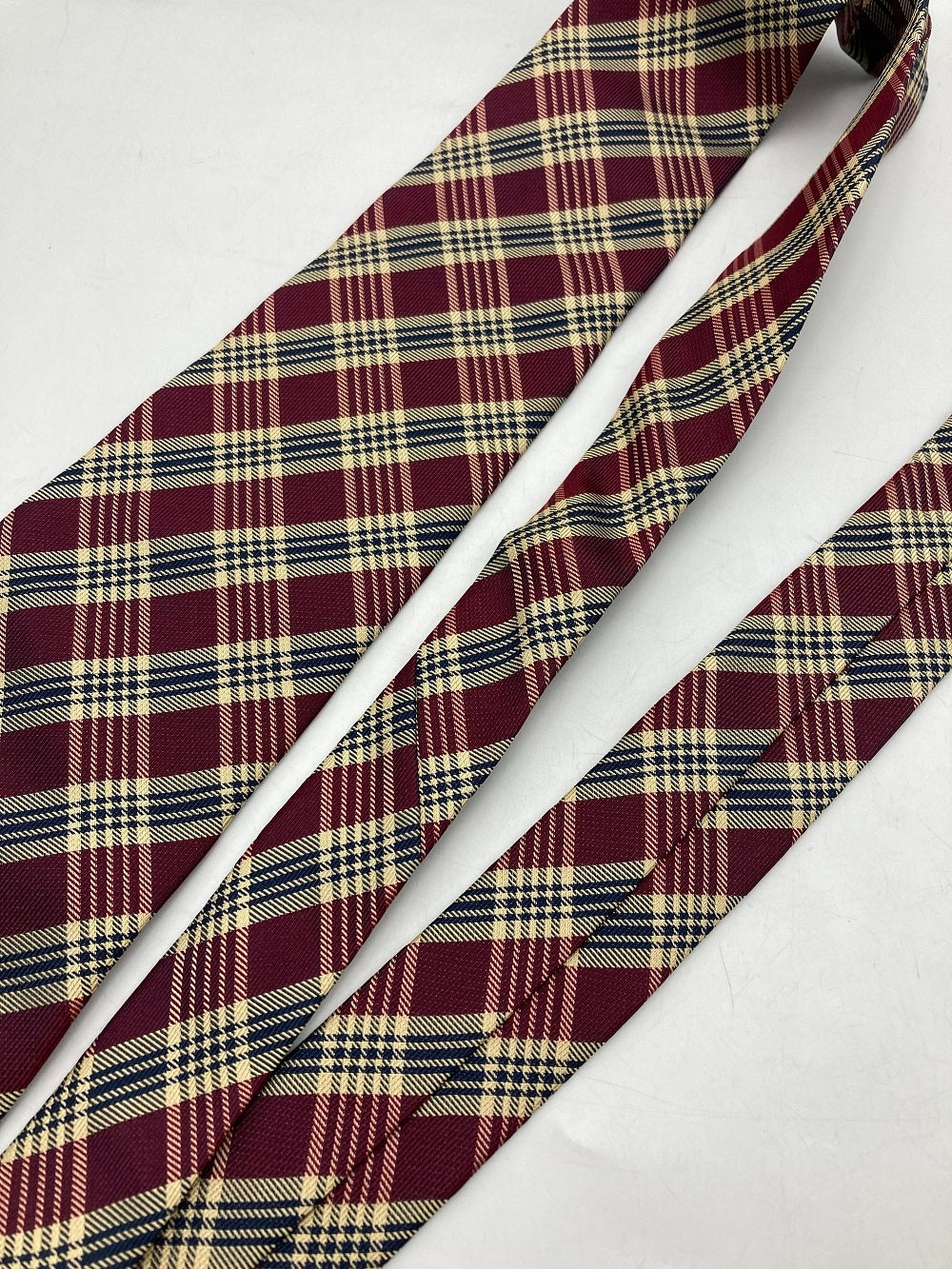 Burberry's バーバリーズ チェック柄 ネクタイ シルク100％ 中古 D4