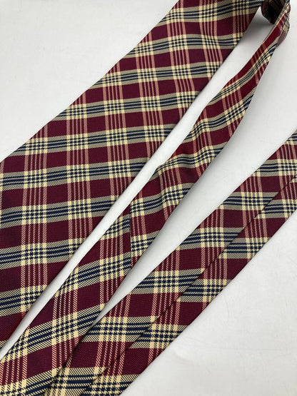 Burberry's バーバリーズ チェック柄 ネクタイ シルク100％ 中古 D4