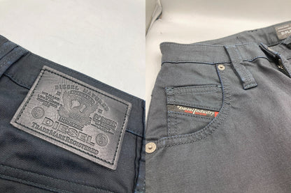 DIESEL D-PLATA JOGG ディーゼル ボーイフレンド ストレッチ ジョグジーンズ D-PLATA-SP1-NE 23インチ レディース 中古 D4