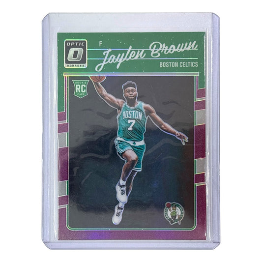 PANINI NBAカード DONRUSS OPTIC PRIZM JAYLEN BROWN BOSTON CELTICS #153 中古 IT1
