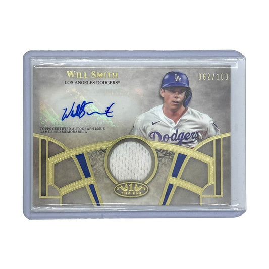 TOPPS MLBカード TIER ONE WILL SMITH LOS ANGELES DODGERS 062/100 #T1AR-WSM 中古 IT1