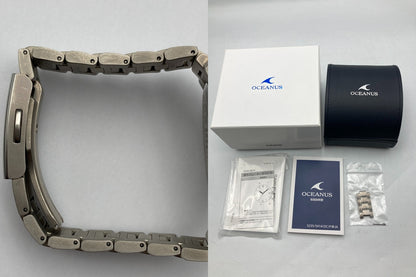CASIO カシオ OCEANUS オシアナス 3hands model スマートアクセス搭載 腕時計 OCW-T150-2AJF 中古 D4