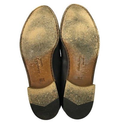 Salvatore Ferragamo フェラガモ ローファー メンズ レザー ビジネスシューズ ヴァラ ブラック 8(約26.0cm) UR20977 中古 T1