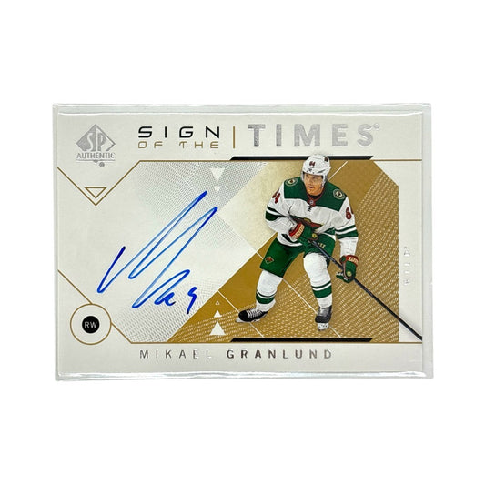 UPPER DECK NHLカード SP AUTHENTIC MIKAEL GRANLUND WILD #SOTT-MI 中古 IT1