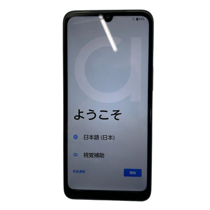 arrows アローズ We2 FCG02 ネイビーグリーン スマートフォン 64GB スマホ デュアルSIM android アンドロイド 2024年モデル 中古 W４