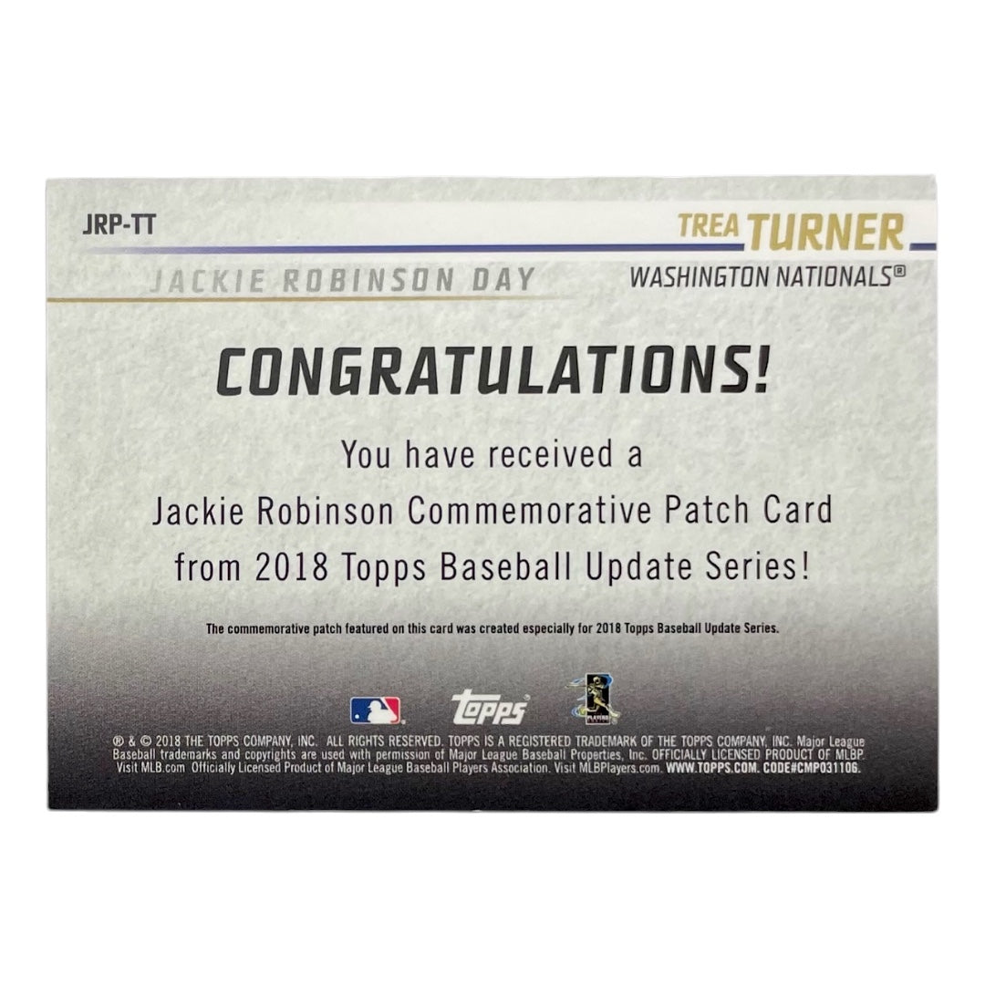 TOPPS MLBカード UPDATE TREA TURNER WASHINGTON NATIONALS #JRP-TT 中古 IT2