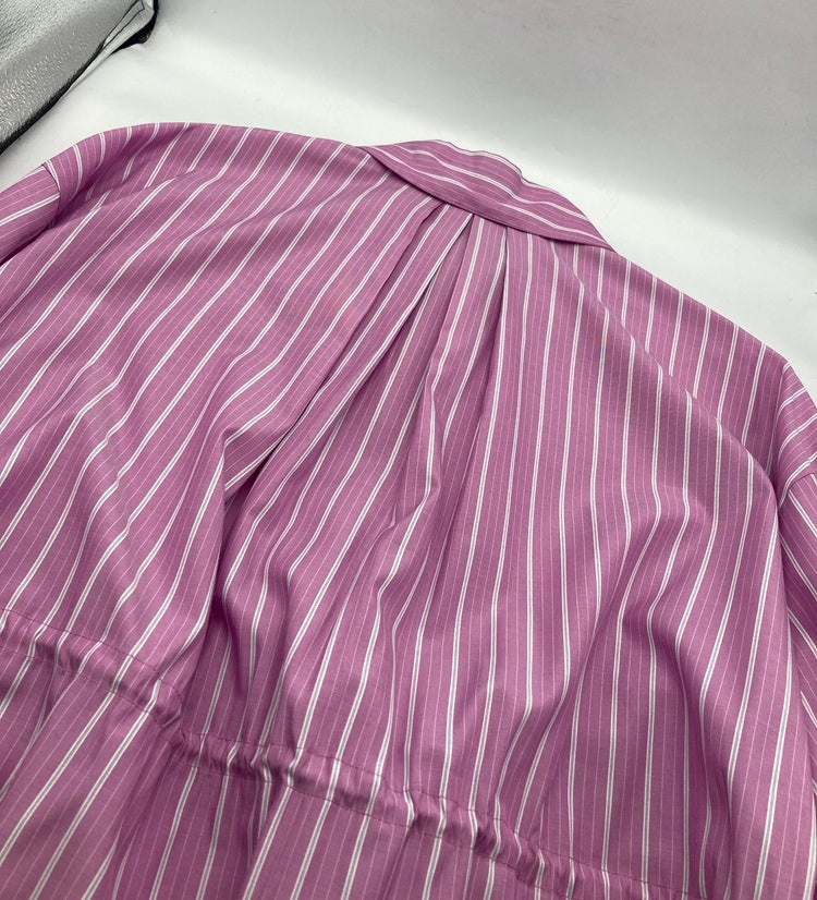 hwyl ヒュイル ストライプ シャツワンピース レディース サイズ02 中古 D4