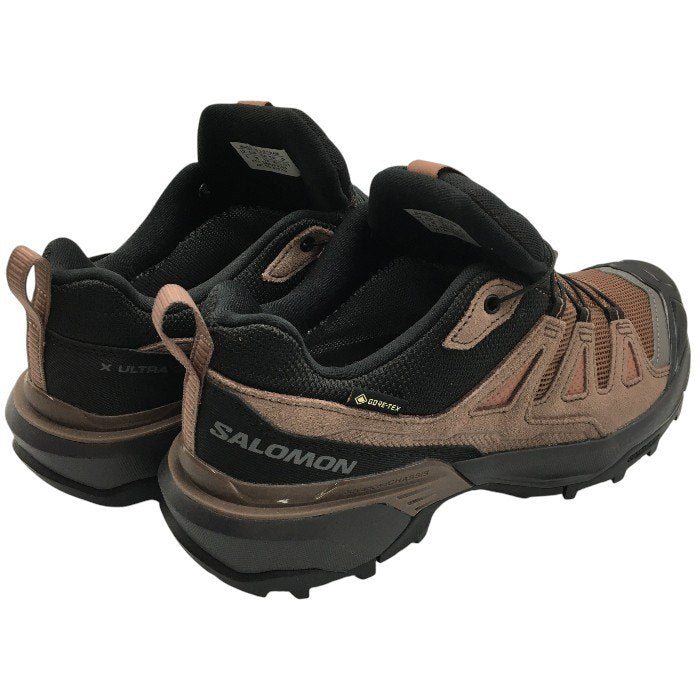 [サロモン] ハイキング トレッキングシューズ X ULTRA 360 LTR GORE-TEX WOMEN (エックス ウルトラ 360 レザー ゴアテックス) L47571500 Cognac/Peppercorn/Black 23.5 cm 中古 Y4