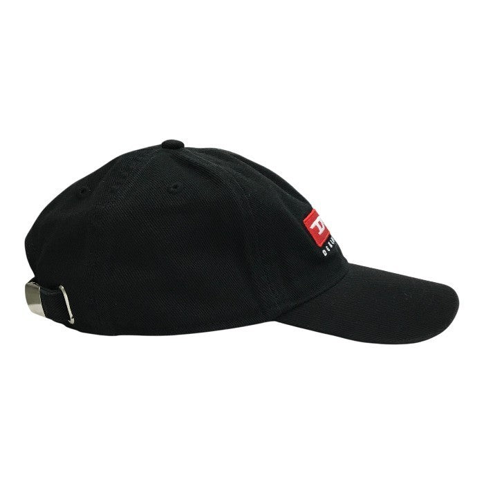 DIESEL ディーゼル CORRY-DIV-WASH キャップ ユニセックス コットン 帽子 ロゴ ブラック サイズ2 A11356 中古 T1