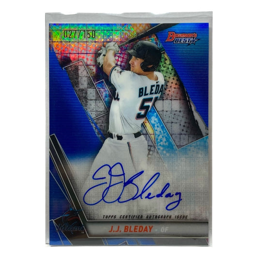 TOPPS MLBカード BONMAN'S BEST J.J.BLEDAY MARLINS 027/150 #B19-JJB 中古 IT2