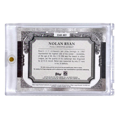 TOPPS MLBカード STERLING NOLAN RYAN HOUSTON ASTROS /10 #SSAR-NRY 中古 IT1
