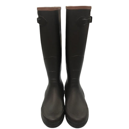 AIGLE エーグル レインブーツ 23.5cm ブラウン 37サイズ 中古 Y1