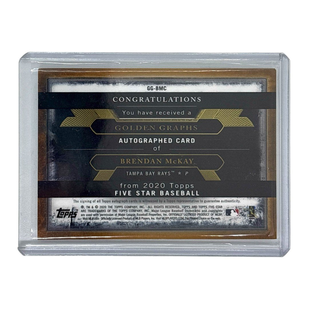 TOPPS MLBカード FIVE STAR BRENDAN McKAY TAMPA BAY RAYS /20 #GG-BMC 中古 IT1