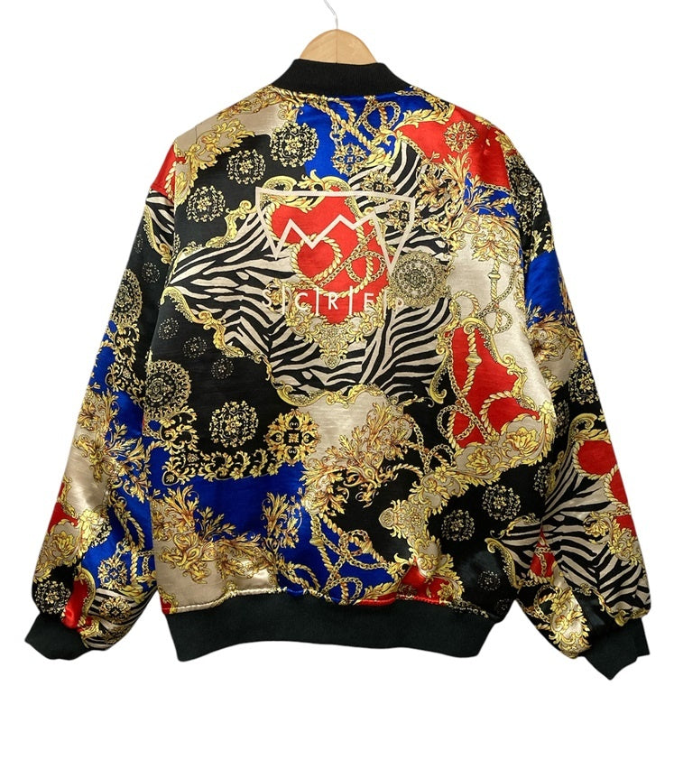 SCREP スクレップ 総柄 ブルゾン サイズXL 中古 D4