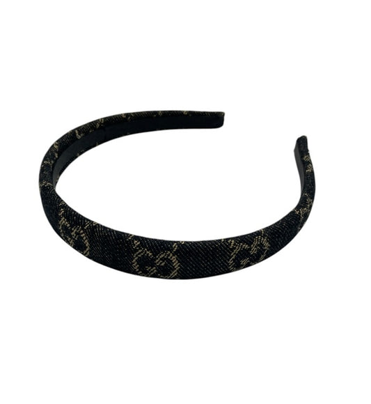 GUCCI グッチ GGキャンバス デニム カチューシャ 652835 レディース 中古 D4