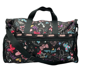 LESPORTSAC レスポートサック ポップ柄 2WAY ボストン ショルダーバッグ 中古 D4