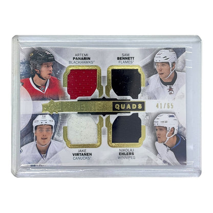 UPPER DECK NHLカード PREMIER ARTEMI PANARIN BLACKHAWKS SAM BENNETT FLAMES JAKE VIRTANEN CANUCKS NIKOLAJ EHLERS WINNIPEG JETS /65 #PQ4-PBVE 中古 IT1