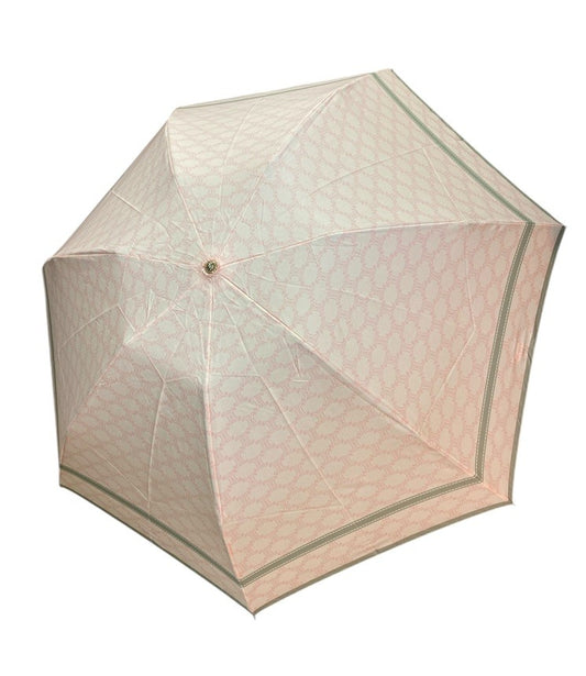 CELINE セリーヌ マカダム 折りたたみ 雨傘  ピンク 中古 D4