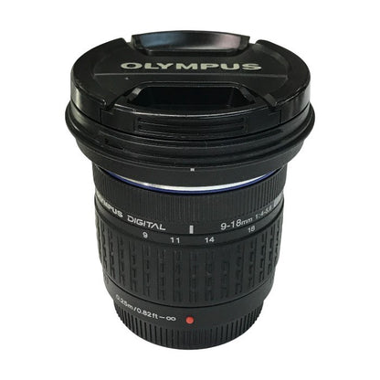 OLYMPUS ZUIKO DIGITAL ED 9-18mm F4.0-5.6 ズームレンズ 超広角 フォーサーズマウント 小型 軽量 中古 T1