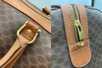 CELINE セリーヌ マカダム ボストンバッグ 中古 D4