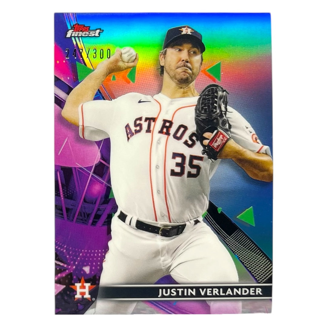 TOPPS MLBカード FINEST JUSTIN VERLANDER HOUSTON ASTROS /300 #41 中古 IT2
