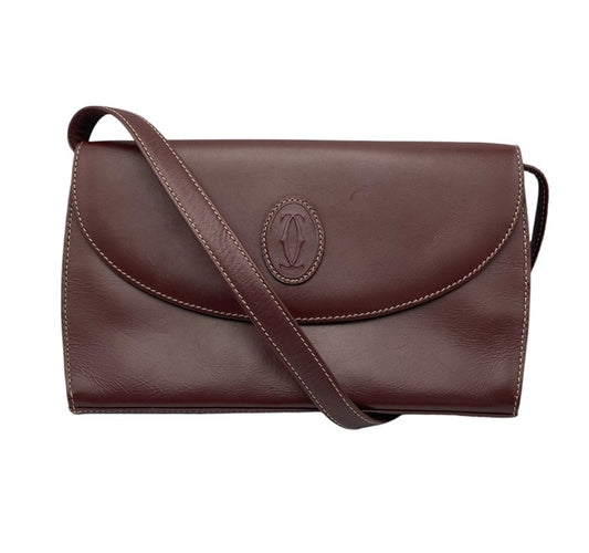 Cartier カルティエ マストライン 2WAY ショルダーバッグ クラッチバッグ 中古 D4