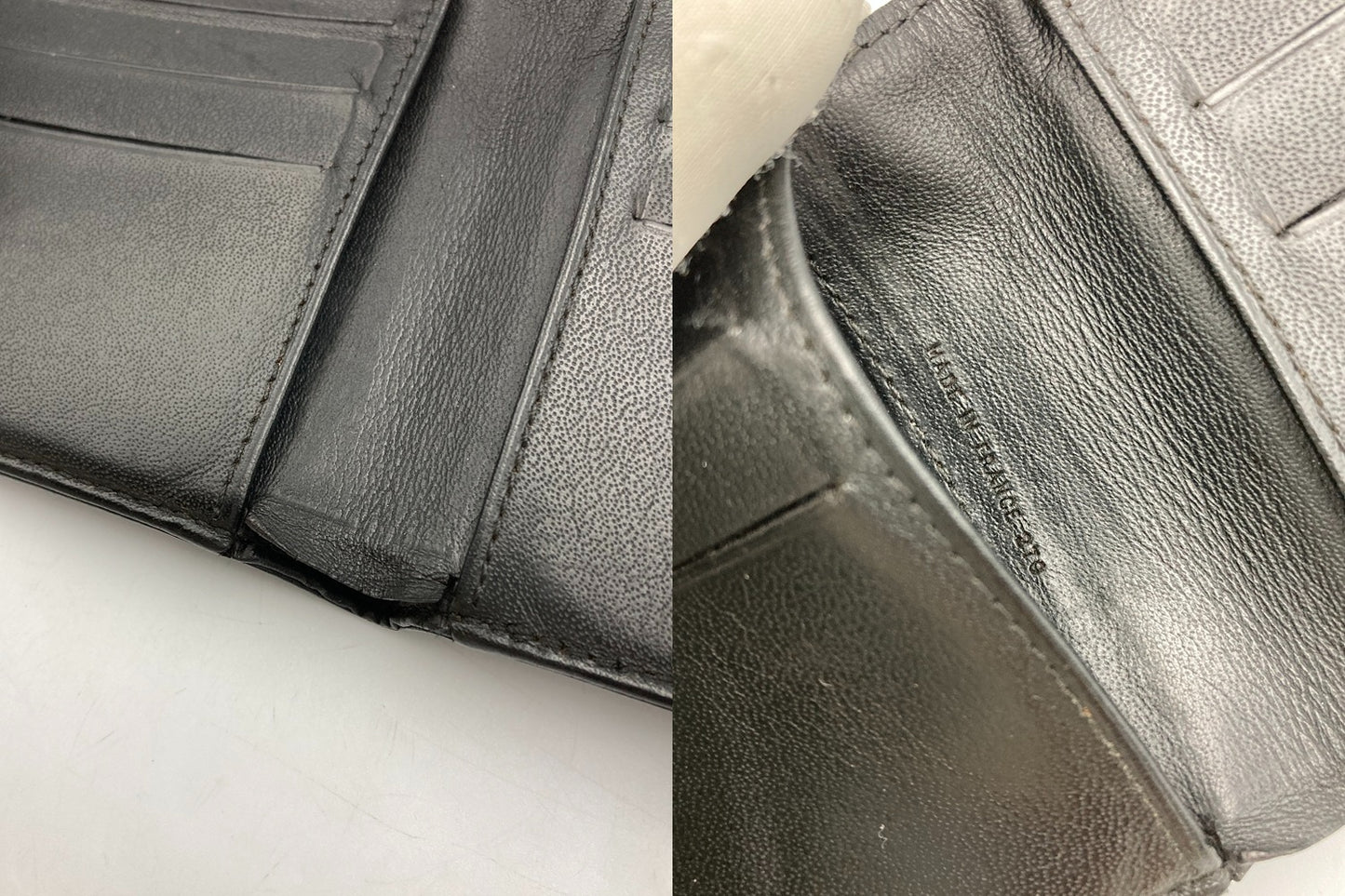 dunhill ダンヒル レザー 2つ折り 札入れ 中古 D4