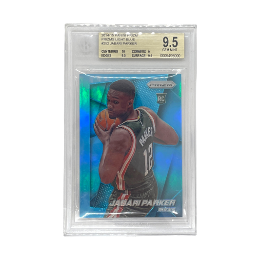 PANINI NBAカード PRIZM LIGHT BLUE JABARI PARKER 34/49 #252 中古 IT1