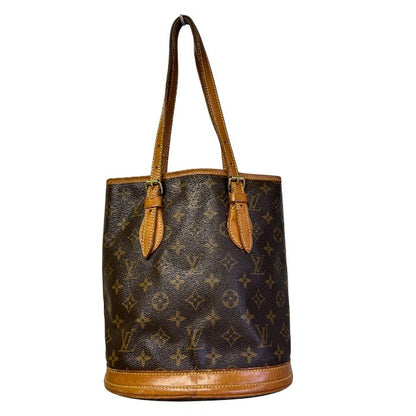LOUIS VUITTON ルイヴィトン バケットPM モノグラム M42238 トートバッグ ブランド レディース おしゃれ 中古 W1