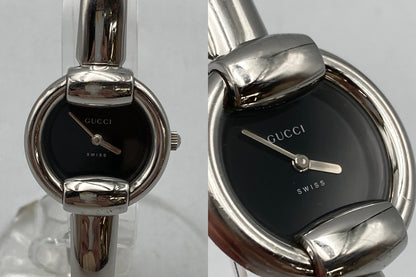 GUCCI グッチ バングルウォッチ 腕時計 クオーツ 1400L レディース 中古 D4