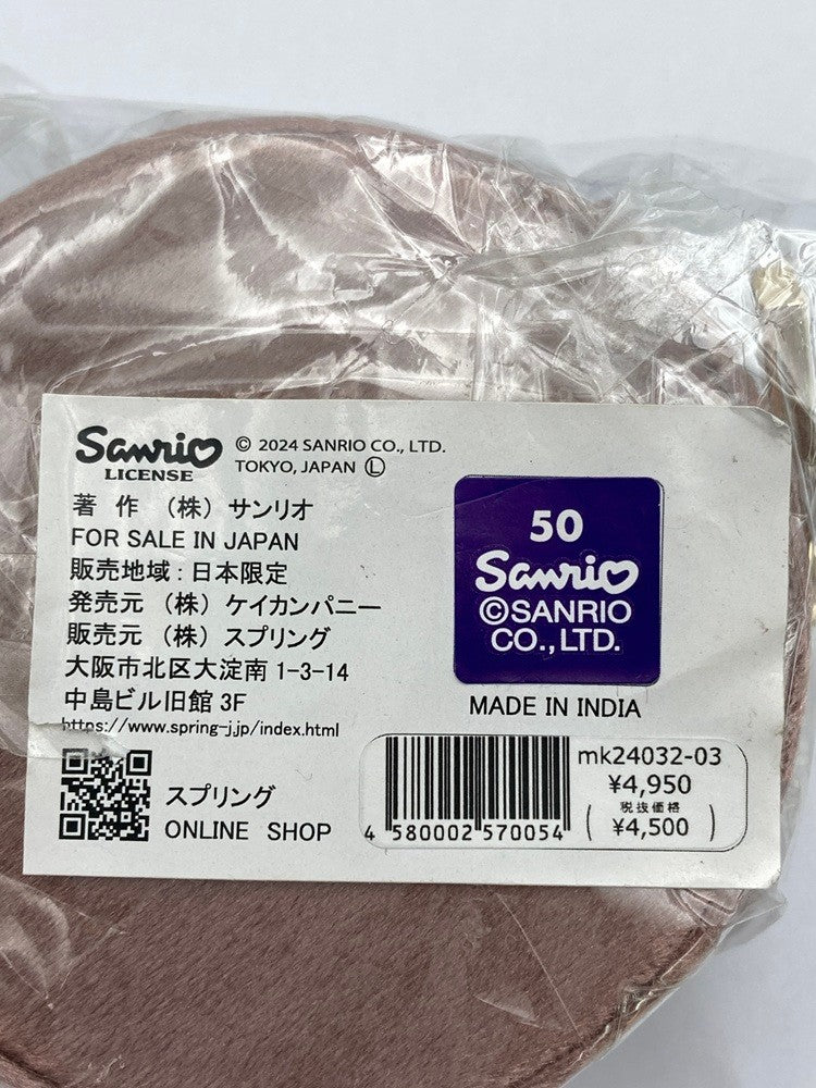 HelloKitty × MAYGLOBE ハローキティ ビーズ刺繍 ジュエリーボックス ラウンド 中古 D4