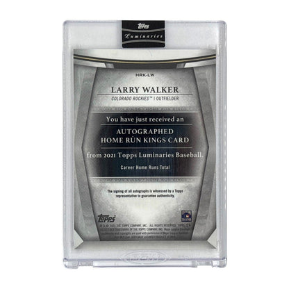 未開封品 TOPPS MLBカード LUMINARIES LARRY WALKER COLORADO ROCKIES 01/10 #HRK-LW 中古 IT1