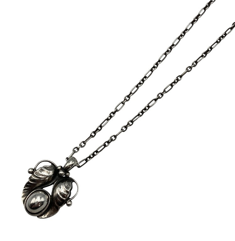 GEORG JENSEN ジョージジェンセン 1994年 ヘリテージ イヤーネックレス SV925 中古 D4