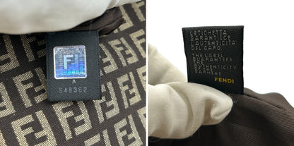 FENDI フェンディ ズッキーノ カムセポシェット ショルダーバッグ 斜め掛け 小さめ 総柄 中古 W４