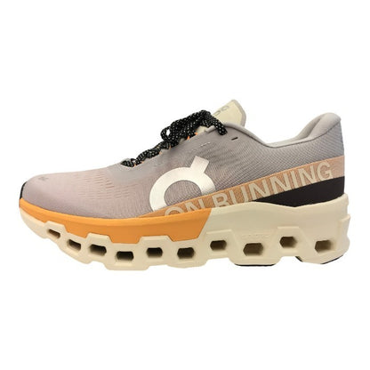 On オン Cloudmonster 2 ランニングシューズ メンズ ローカット メッシュ スニーカー グレイシャー/タンジェリン 27.0cm 3ME10123198 中古 T1