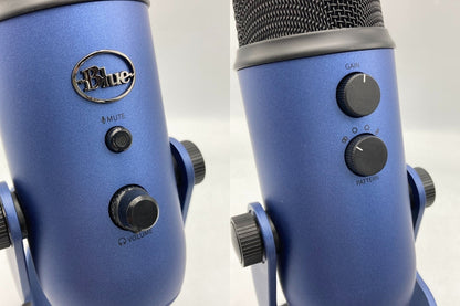 Blue yeti マルチパターン USBマイクロフォン コンデンサーマイク A00121 中古 D4