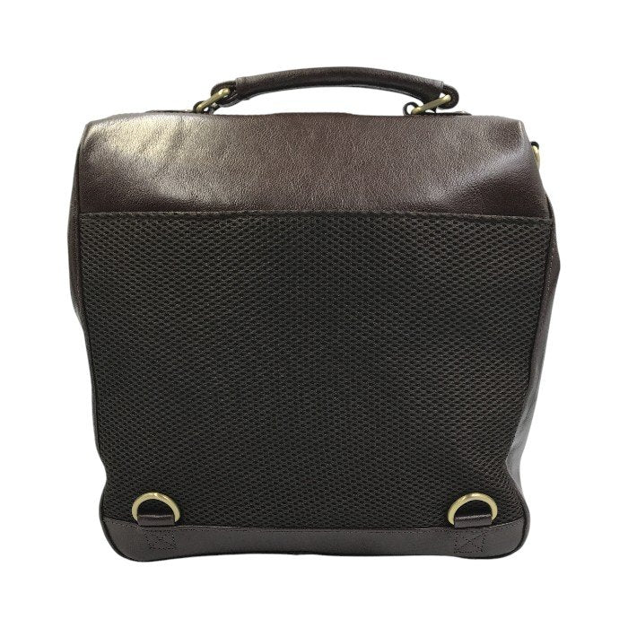 SNOBBIST スノビスト ドクターバッグ メンズ 3way リュック ショルダーバッグ ダークブラウン 中古 T1