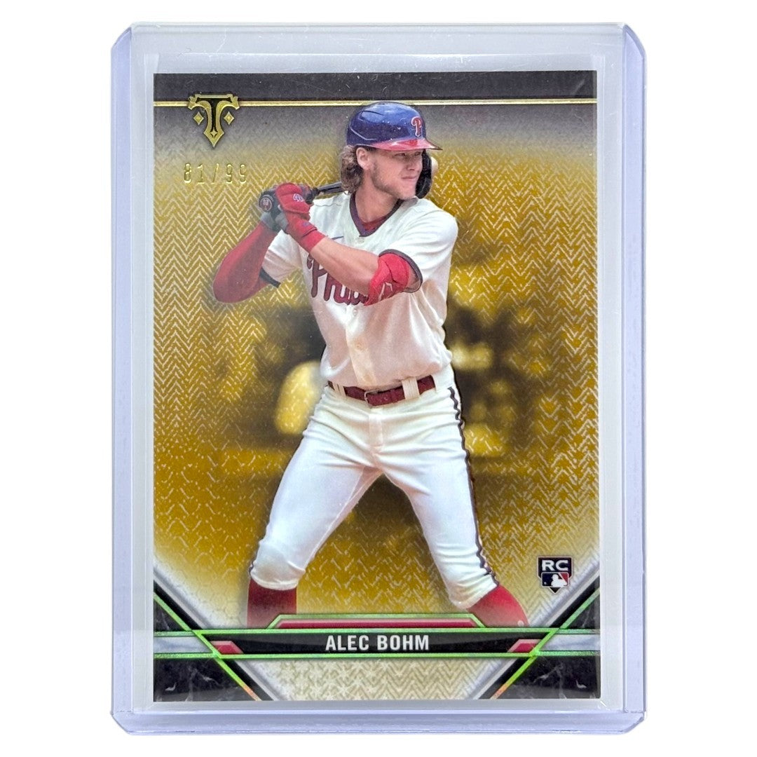 TOPPS MLBカード TRIPLE THREADS ALEC BOHM PHILADELPHIA PHILLIES /99 #17 中古 IT1