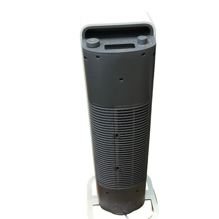 コイズミ 電気ファンヒーター ホット&クール 送風 温風 1台2役 音声認識機能 人感センサー 自動首振り DCモーター ベージュ KHF-12233 中古 Y1