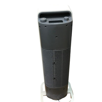 コイズミ 電気ファンヒーター ホット&クール 送風 温風 1台2役 音声認識機能 人感センサー 自動首振り DCモーター ベージュ KHF-12233 中古 Y1