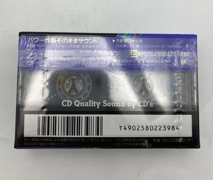 maxell Metal CD's 20分 カセットテープ 2PACK 4個セット 中古 D4