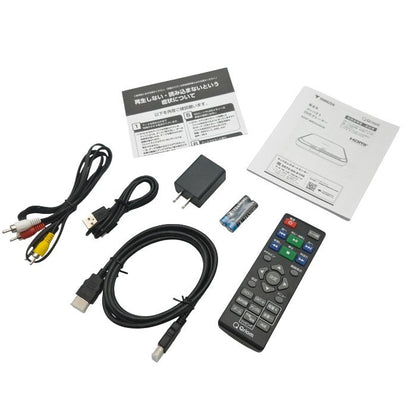 Qriom キュリオム コンパクト DVDプレーヤー KDVP-MN151HD(B) 中古 H4