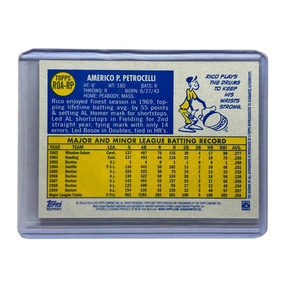 TOPPS MLBカード HERITAGE AMERICO P. PETROCELLI RED SOX #ROA-RP 中古 IT2