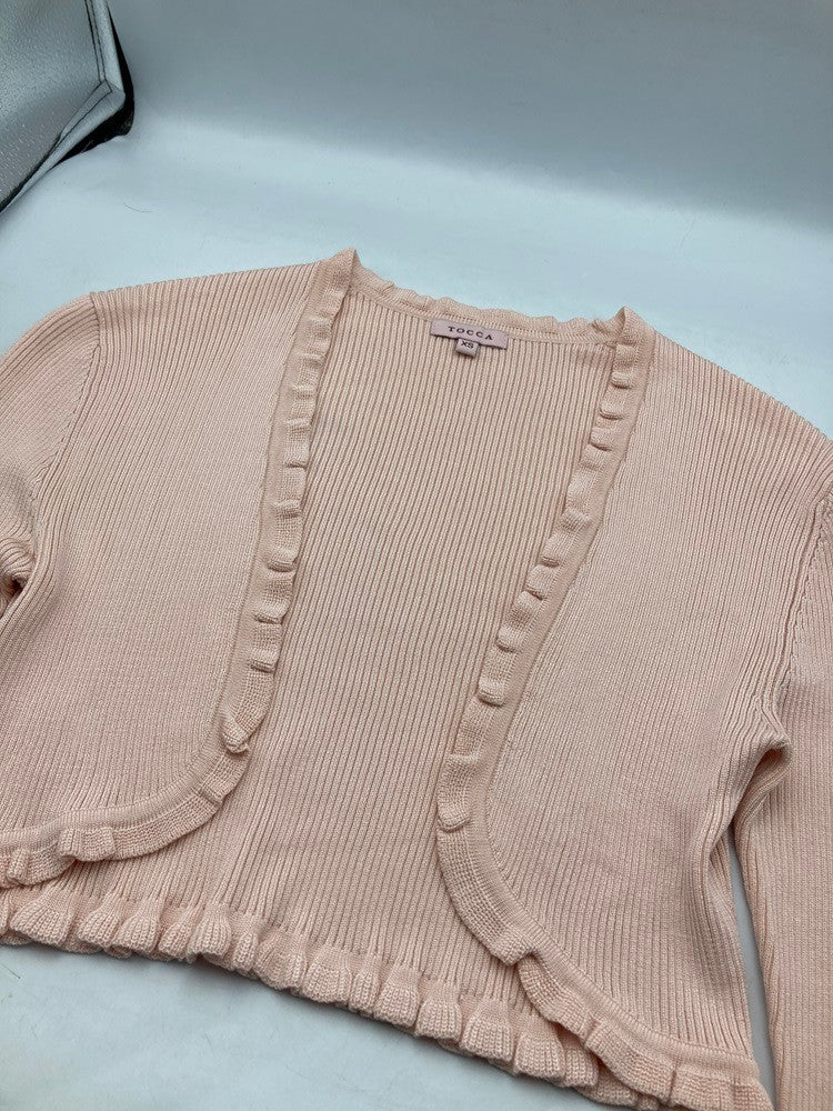 TOCCA トッカ フリル ボレロ カーディガン 438596 サイズXS 中古 D4