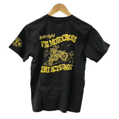 TOYS McCOY トイズマッコイ Tシャツ メンズ コットン 半袖 DIRT ACTS UNION バックプリント グレー Sサイズ 中古 T1