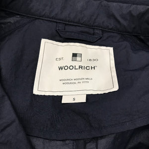 WOOLRICH ウールリッチ スプリングコート レディース 春 ナイロン ネイビー Sサイズ  WWOU0409 中古 M1