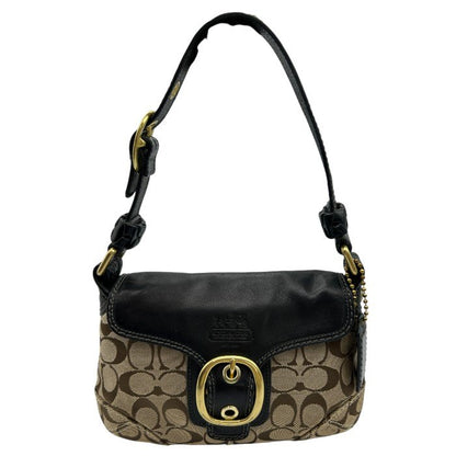 COACH コーチ ワンショルダー バッグ 11441 鞄 トート レザー キャンバス ミニソーホー 中古 W４