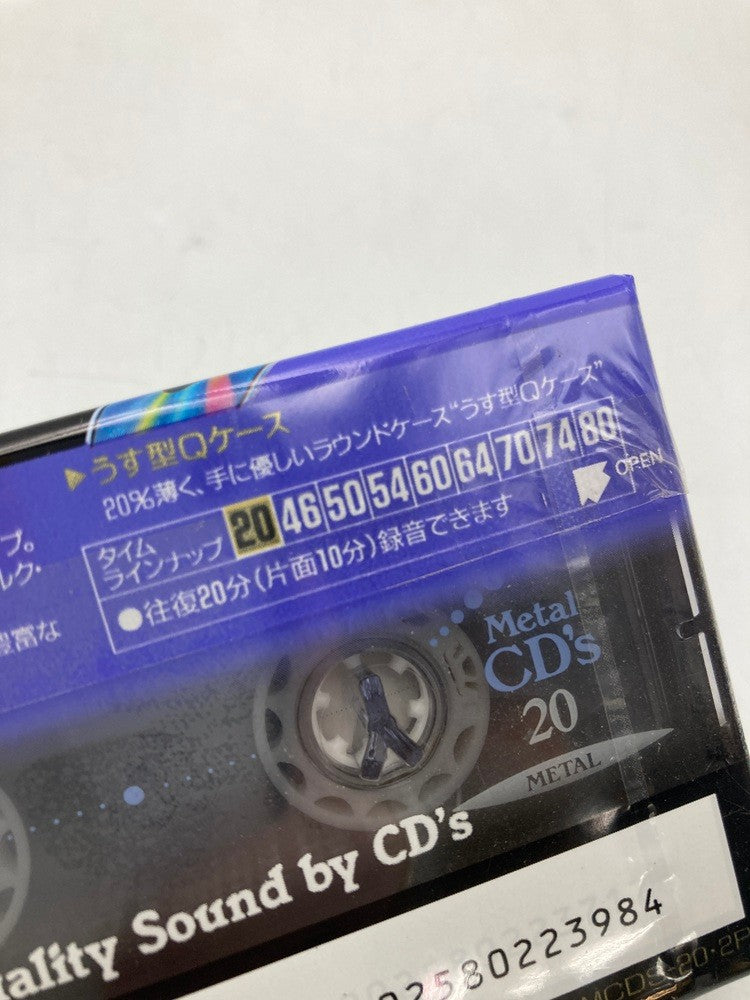 maxell Metal CD's 20分 カセットテープ 2PACK 4個セット 中古 D4