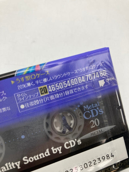 maxell Metal CD's 20分 カセットテープ 2PACK 4個セット 中古 D4