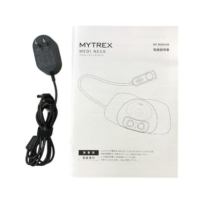 MYTREX MEDI NECK メディネック ネックマッサージャー ブラック 首ストレッチャー EMS 温熱 牽引 MT-MDN24B 中古 T1